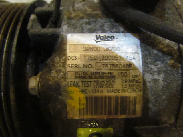 2008 Infiniti G35x Sedan AC Compressor 92600 JK200