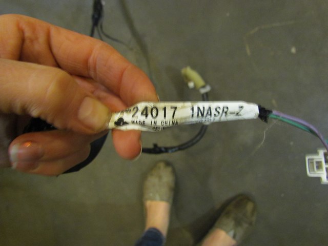 2008 Infiniti G35x Sedan Body Wire Harness 24017 1NA0A