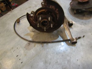 2008 Infiniti G35x LH Driver Rear Spindle w/Upper Control Arm