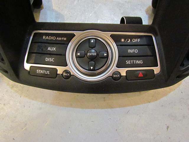 2008 Infiniti G37 Radio Controls, Bezel, & Vents 28395JK60B
