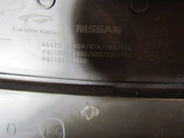 2008 Infiniti G37 Coupe Cluster Speedo Trim 48470 JK60A Tear