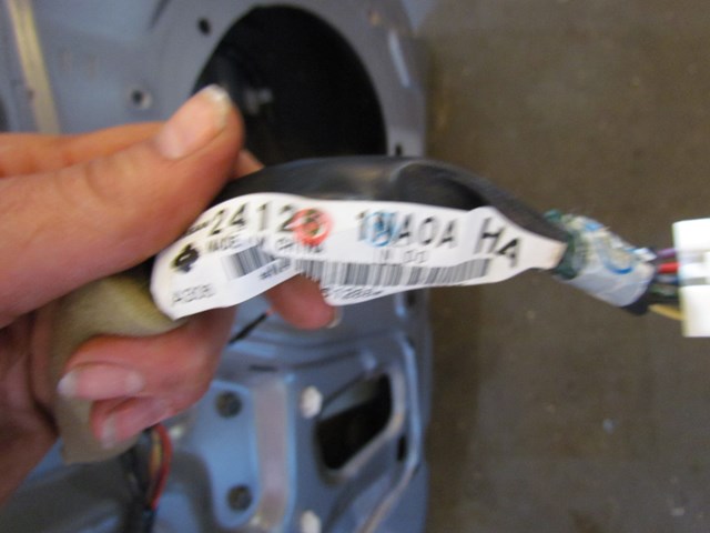 2008 Infiniti G35x LH Driver Rear Door Shell