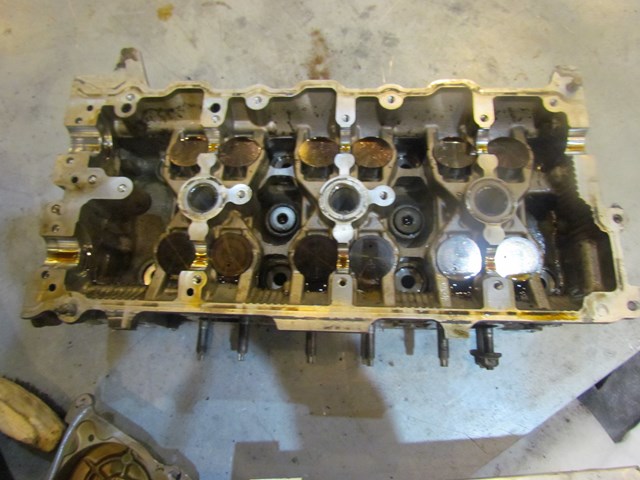 2008 Infiniti G37 Coupe VQ37VHR LH Driver Cylinder Head