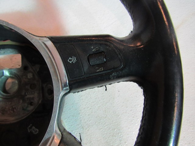 2004 Audi A8L D3 Steering Wheel-Black Leather-Loose Stitching
