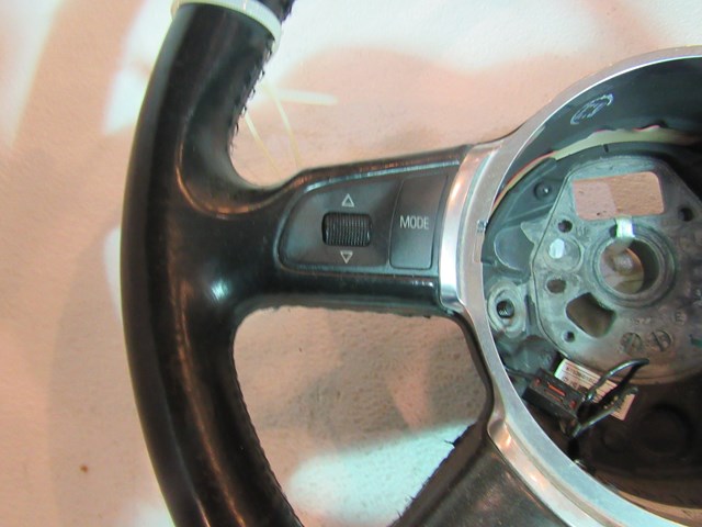 2004 Audi A8L D3 Steering Wheel-Black Leather-Loose Stitching