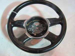 2004 Audi A8L D3 Steering Wheel-Black Leather-Loose Stitching
