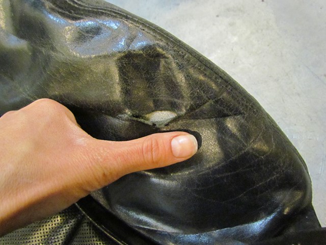 2004 Audi A8L Front LH Driver Seat Back Foam and Leather