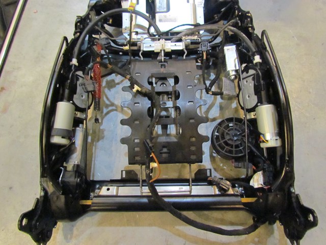 2004 Audi A8L D3 Front  LH Driver Seat Back Frame w/Motors