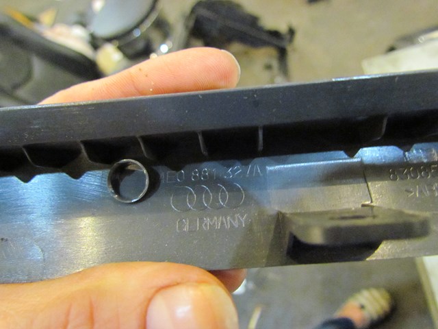 2004 Audi A8L Front LH Driver Seat Lower Center Trim 4E0881327A