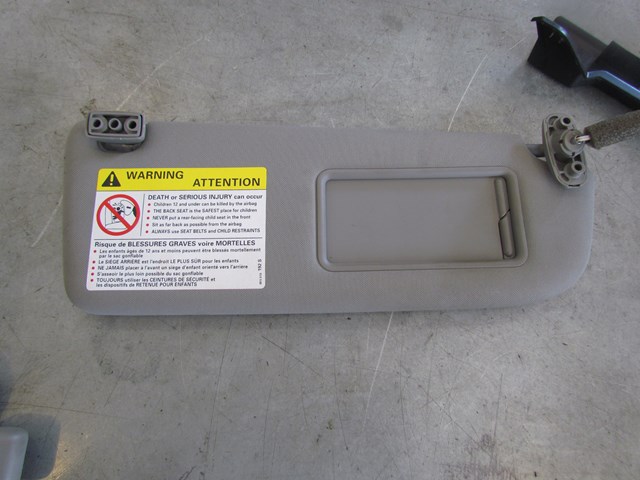 2004 Audi A8L D3 RH Passenger Sunvisor-See Description