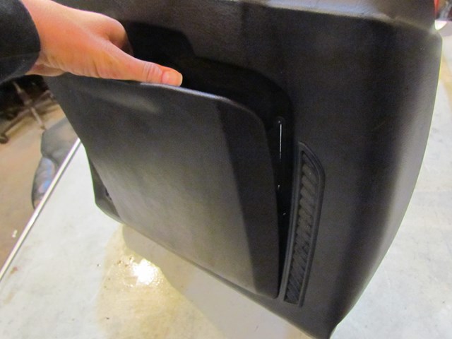 2004 Audi A8L D3 Front RH Seat Back Panel w/Pocket