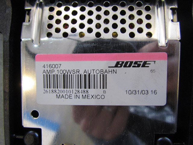 2004 Audi A8L Rear Deck Speaker 4E0 035 412A