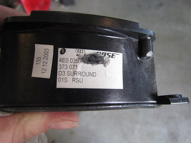 2004 Audi A8L RH Rear Deck Speaker 4e0 035 411G