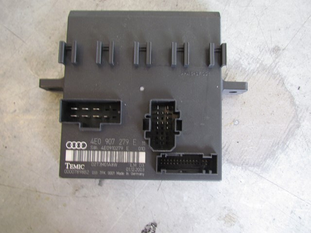 2004 Audi A8L On Board Info Comfort Control Module 4e0 907 279 e