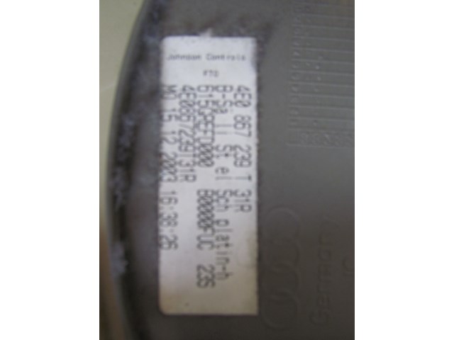 2004 Audi A8L LH Upper B Pillar Trim  4E0 867 239 