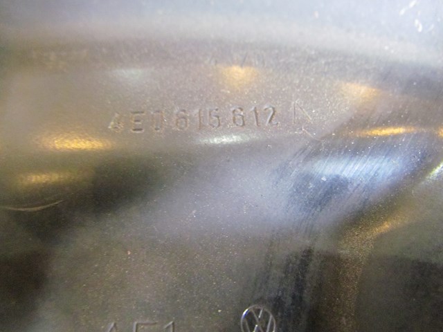 2004 Audi A8L D3 RH Passenger Rear Brake Dust Shield 4E0 616 612