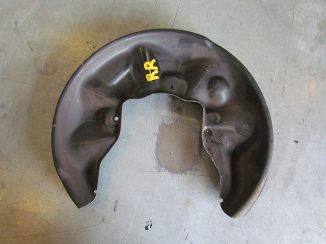 2004 Audi A8L D3 RH Passenger Rear Brake Dust Shield 4E0 616 612