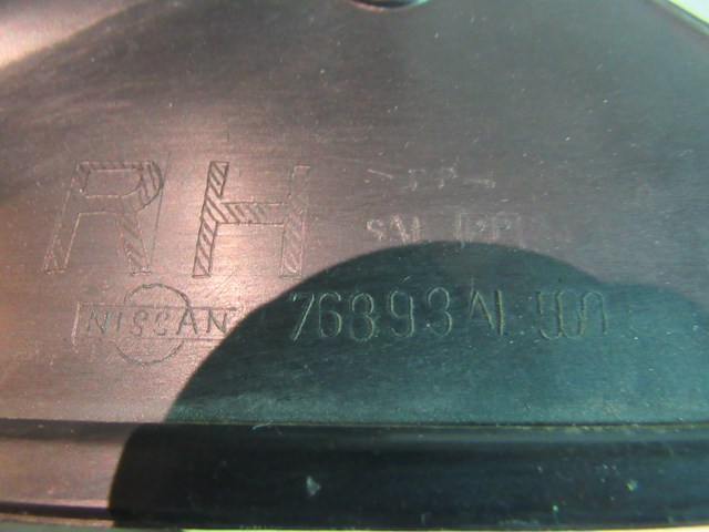 03 04 05 06 Infiniti G35 Sedan Rear RH Pass Door Sill Kick Plate 76893 AL500