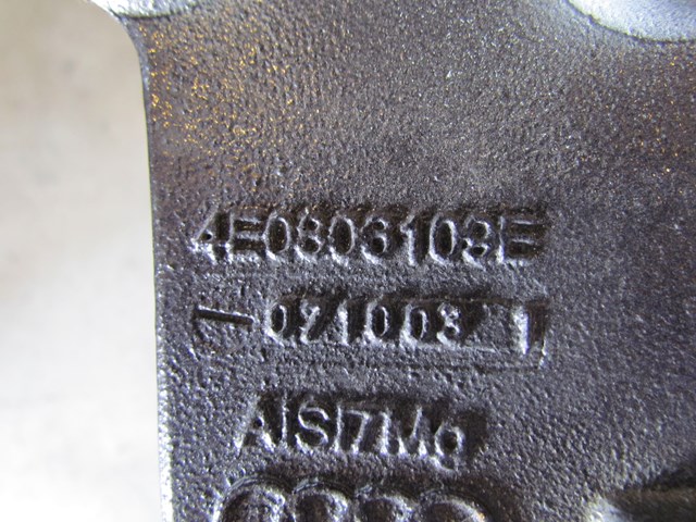 2004 Audi A8L D3 LH Frame Horn Section 4E0808109E