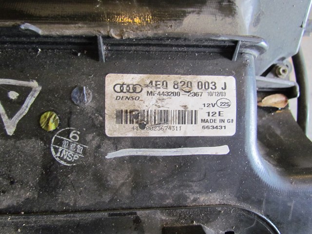 2004 Audi A8L D3 Heater Core Assembly 4E0 820 003 J