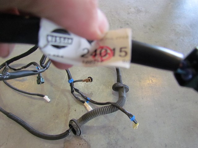 2011 Infiniti M37 Trunk Lid Wire Harness 24015 1MA3A