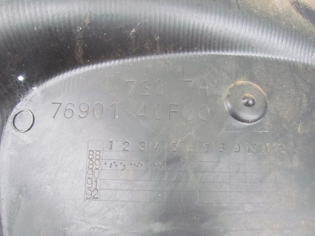 1989 Nissan 240sx Hatchback Rear LH  Quarter Trim Panel 76901 40F00