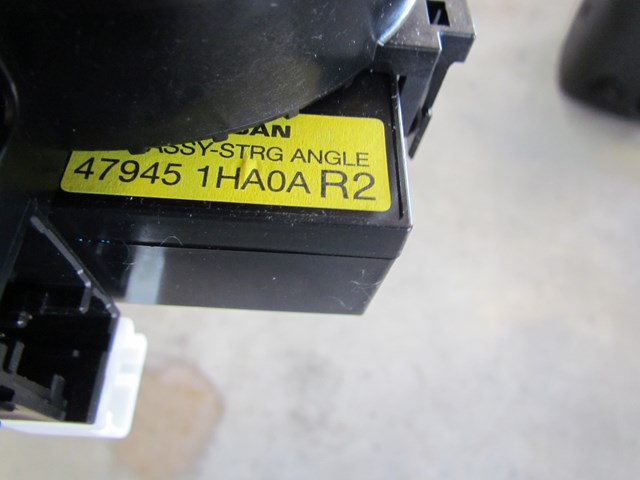 2011 Infiniti M37x Clock Spring & Wheel Angle Sensor 47945 1HA0A