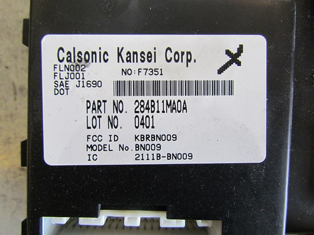 2011 Infiniti M37x BCM Body Control Module 284B11MA0A