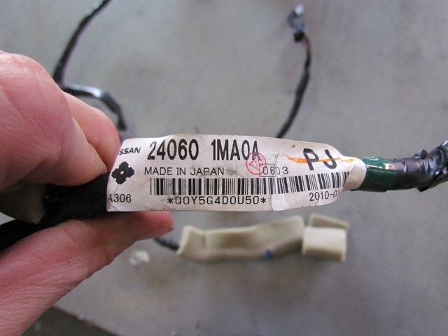 2011 Infiniti M37x Sunroof Wire Harness 24060 1MA0A