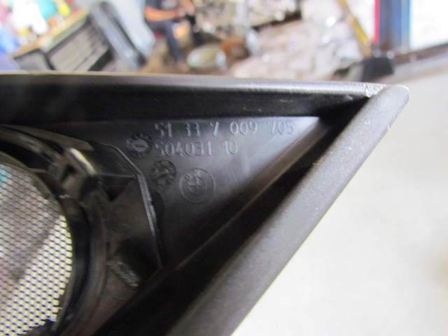 2007 BMW M6 Convertible LH Sail Panel 51337009705