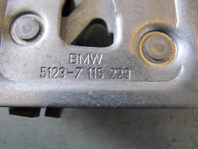 2007 BMW M6 Convertible LH Hood Catch Release 51237115229