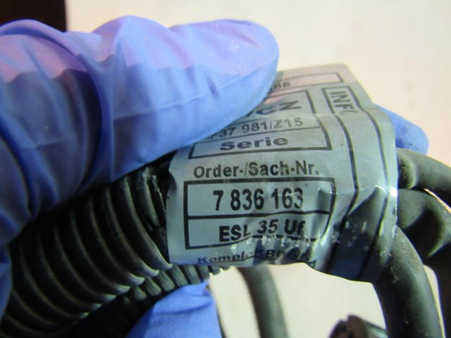 2007 BMW M6 Convertible VANOS Wire Harness 7836164