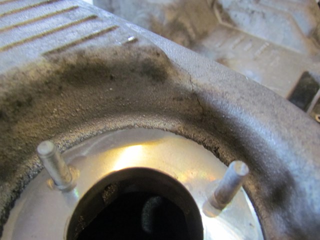 2007 BMW M6 E63 V10 Lower Oil Pan DAMAGE M5 E60