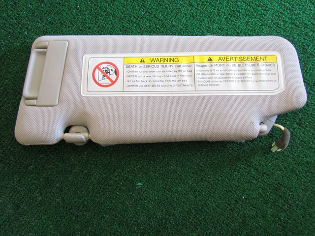 2004 Nissan 350z RH Passenger Sun Visor See Photos