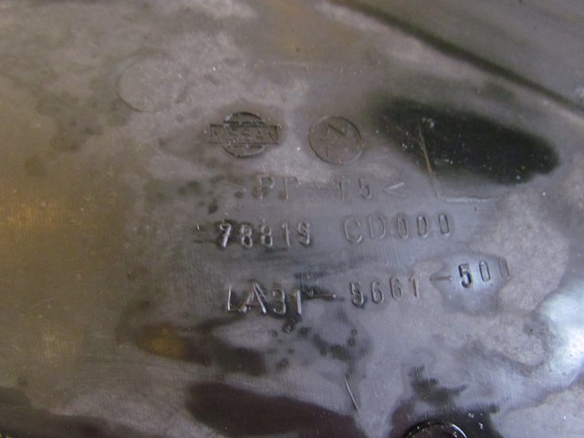 2003 Nissan 350z Rear LH Fender Liner Mud Flap 78819 CD000