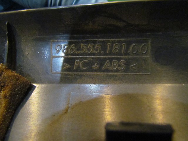 1998 Porsche Boxster LH Driver A Pillar Trim OEM 986.555.181.00