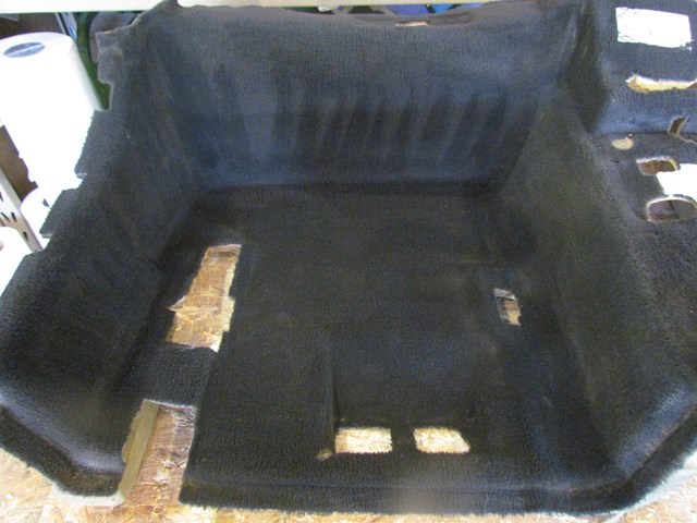 2007 BMW M6 E63 Rear Convertible Carpet Black