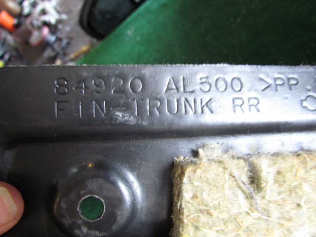 2005 Infiniti G35 Sedan Rear Trunk Finish Panel 84920 AL500