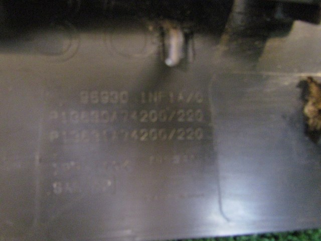 2011 Infiniti G37 Sedan Center Console Rear Air Vent 96930 1NF1A