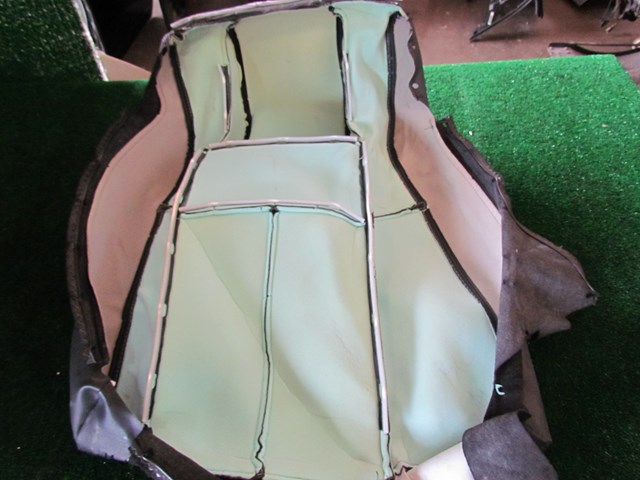 2011 Infiniti G37x Sedan Rear RH Passenger Seat Back Leather Skin