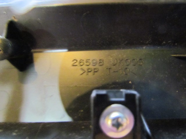 2011 Infiniti G37x Sedan Third Brake Light Assy 26598 JK000