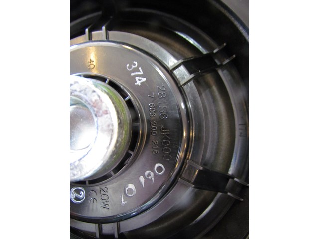 2007 Infiniti G35 Sedan Front RH Door Speaker w/Mount 28156 JK000