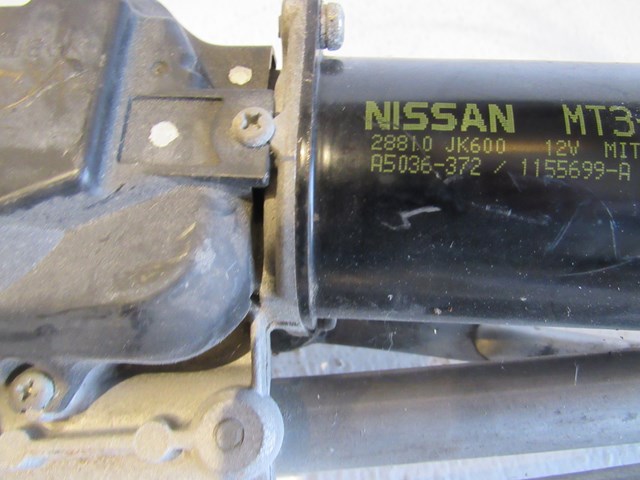 2007 Infiniti G35 Sedan Wiper Motor And Transmission Assy 28810 JK600