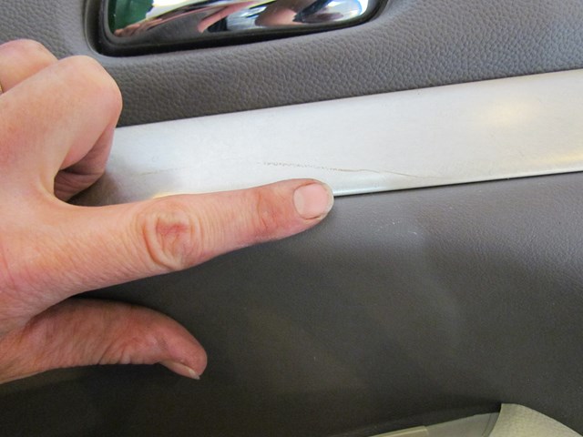 2007 Infiniti G35 Rear LH Driver Door Panel-Wheat