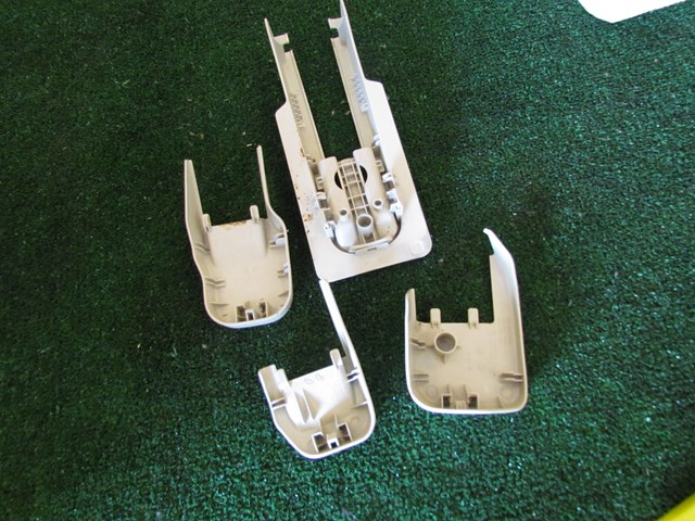 2007 Infiniti G35 Sedan Front RH Seat Rail Covers-Wheat