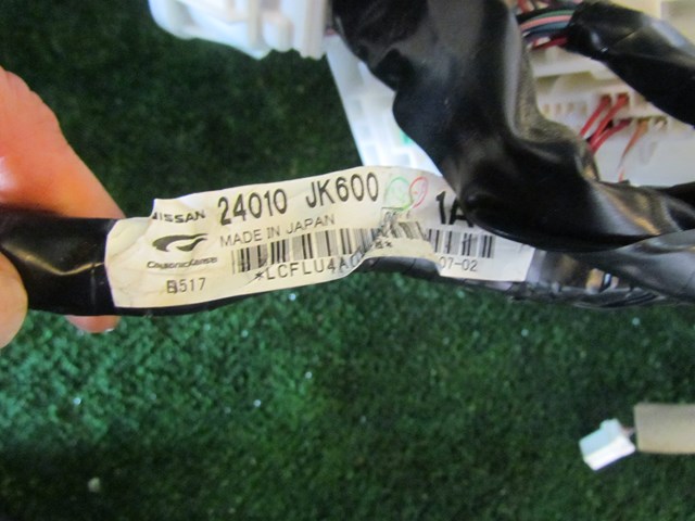 2007 Infiniti G35 Sedan Dash Wire Harness 24010 JK600