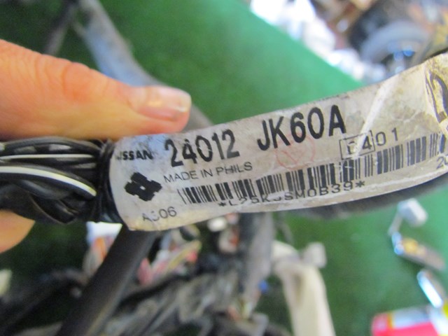 2007 Infiniti G35 RWD Sedan Engine Bay Harness 24012 JK60A