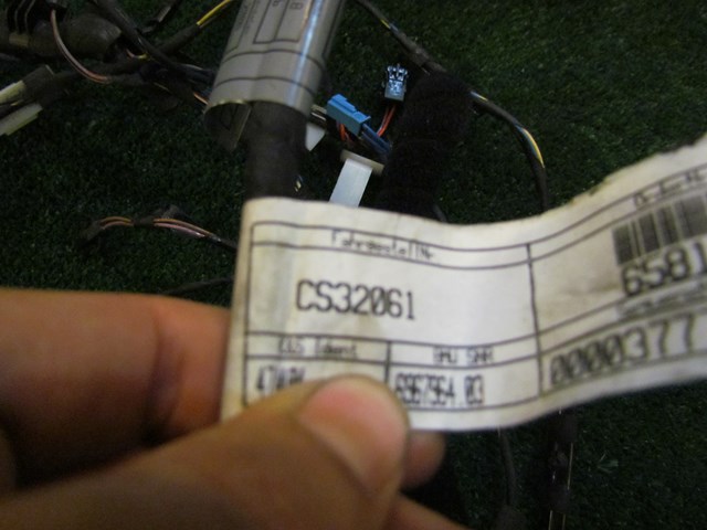 2007 BMW M6 Passenger Convertible Door Wiring