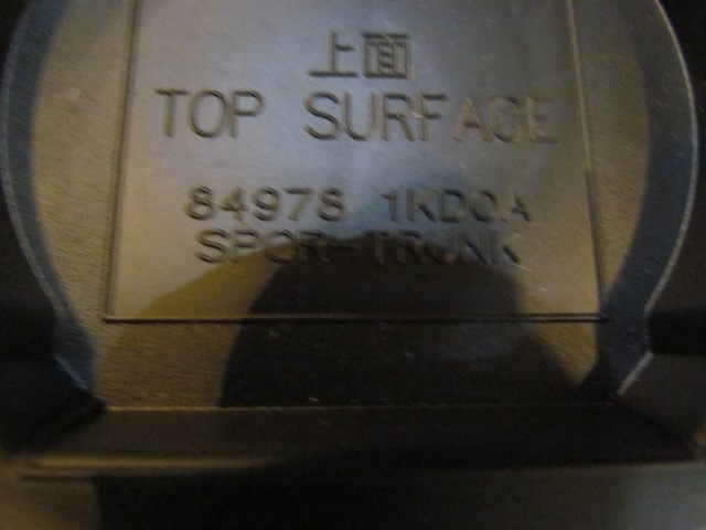 2014 Nissan Juke Nismo RS Luggage Spacer Trim 84978 1KD0A