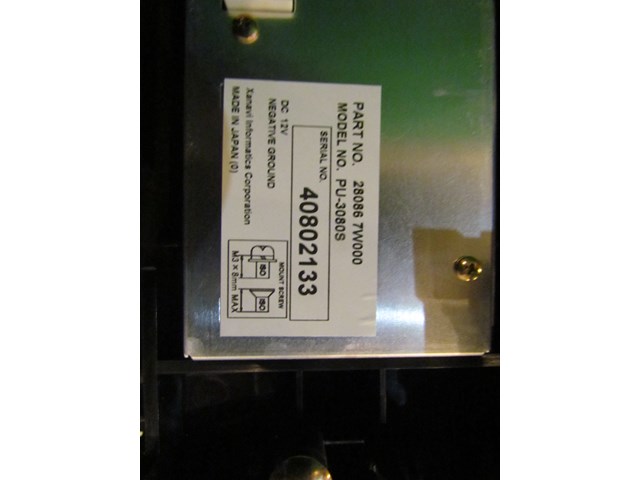 2005 Infiniti G35 Coupe Center Dash Navigation Screen 28086 7W000